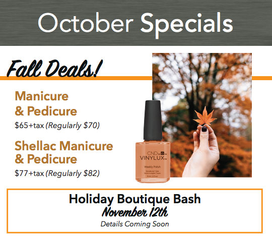 October Specials at Options