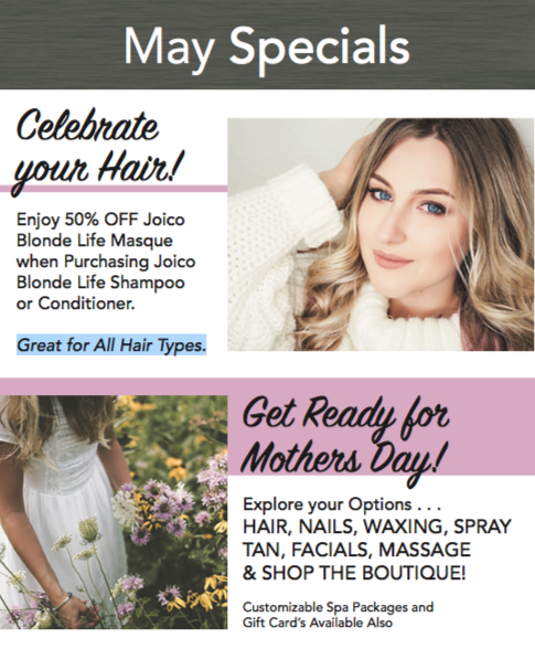 May Special eMail Graphic