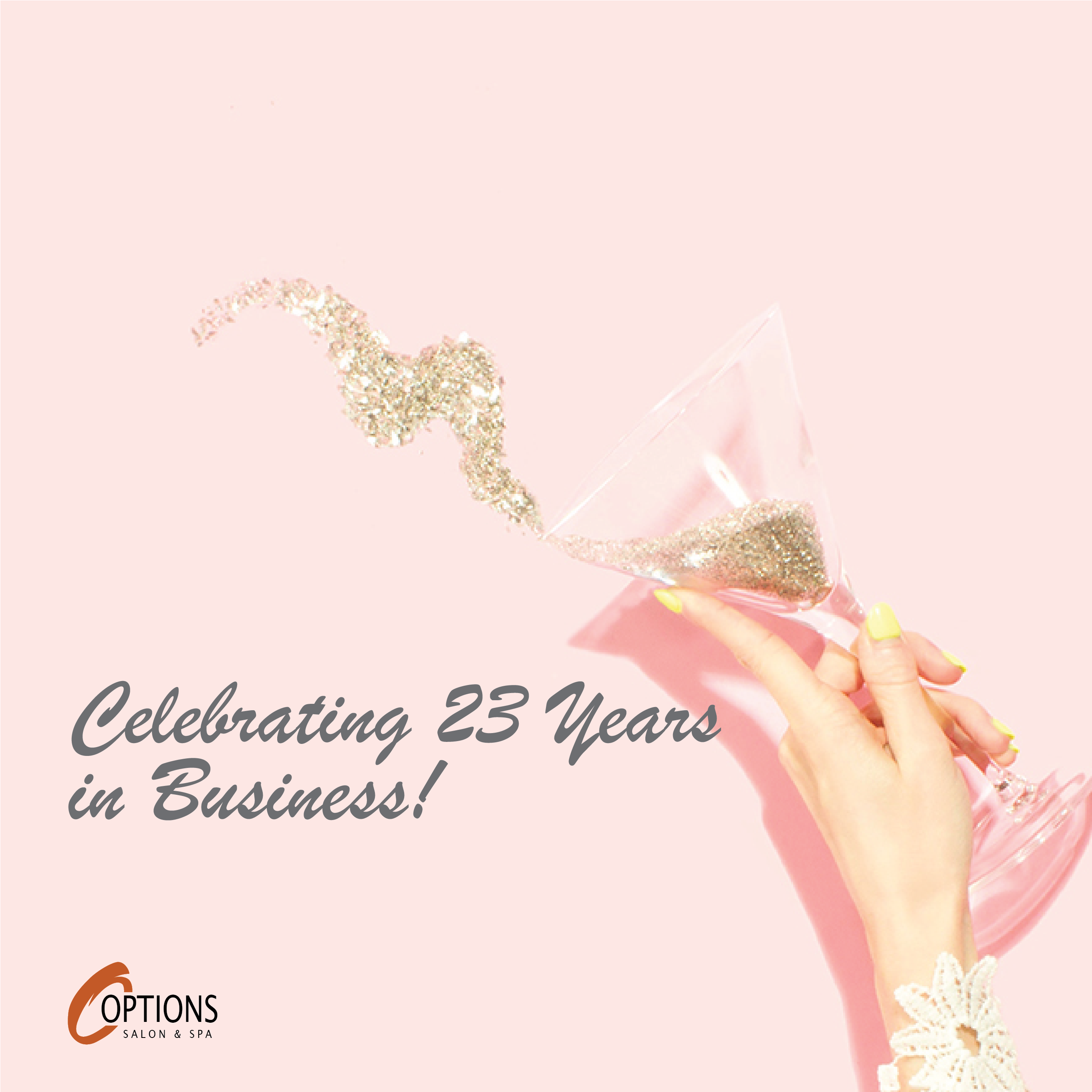 Celebrating 23 years in business.
