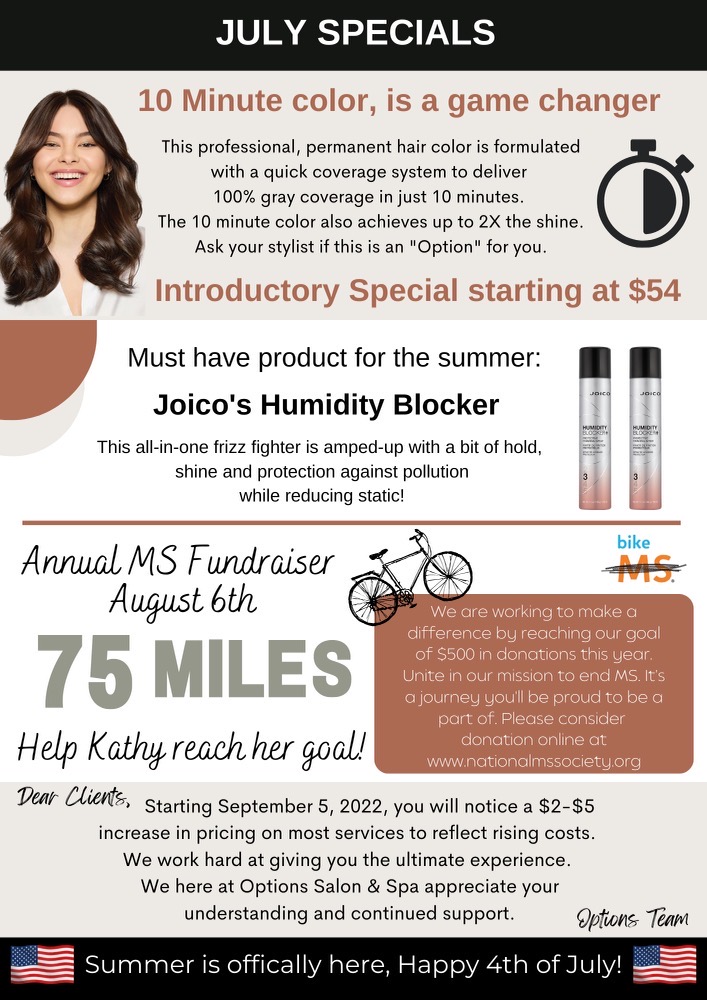 July Specials