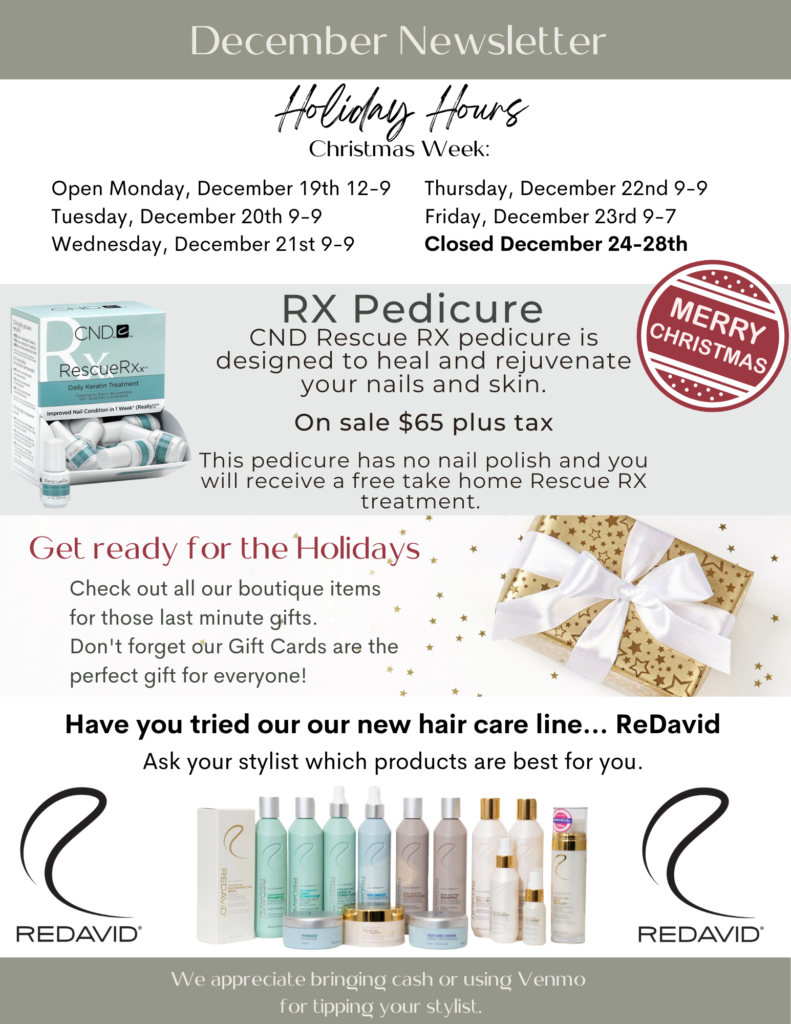 December 2022 Specials