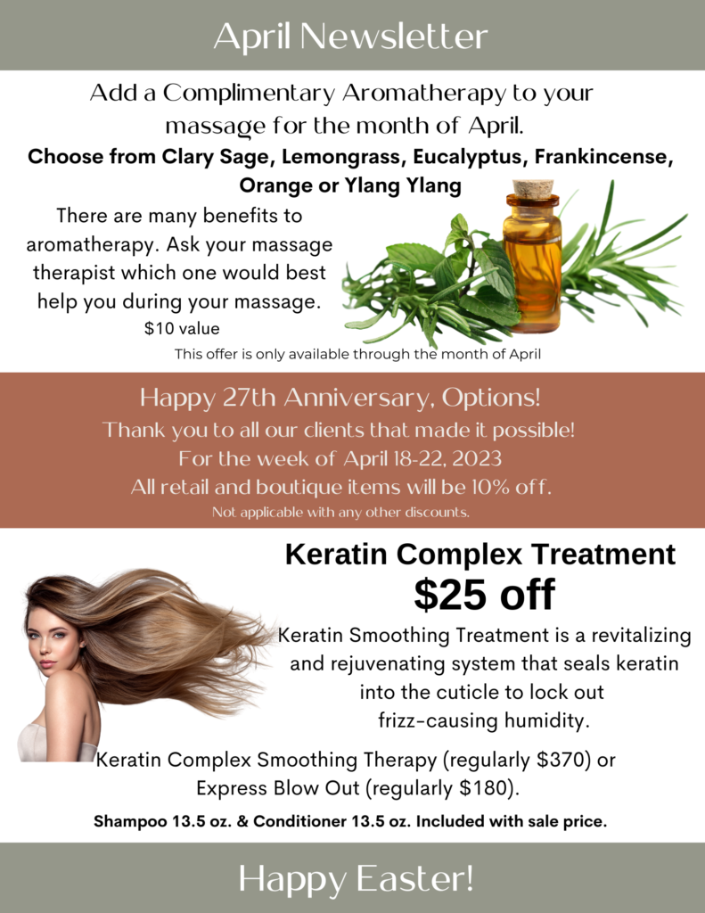 April Specials