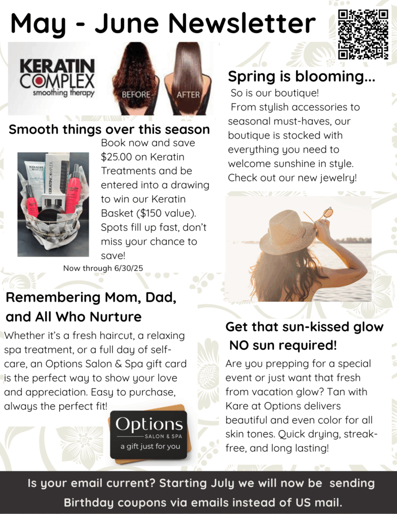 May & June newsletter