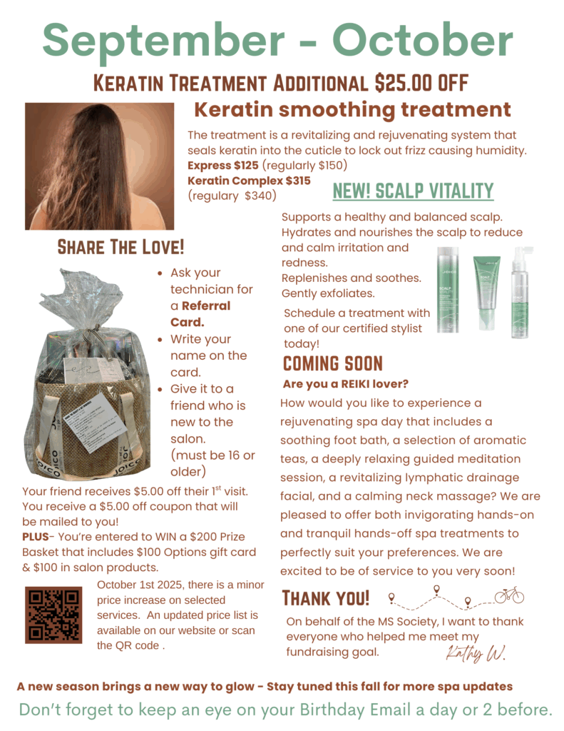 September & October Newsletter